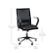 Flash Furniture Black LeatherSoft Office Chair with Black Arms GO-21111B-BK-BK-GG - alternate 9
